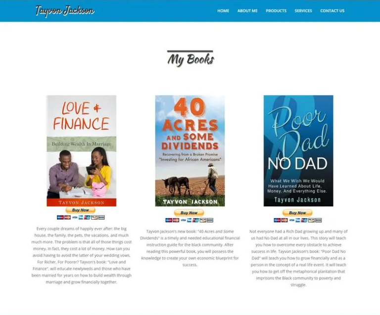 Online book selling website
